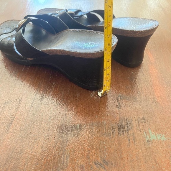 Ariat Women's Wedge Leather Slip On Sandals Sz 8 - Picture 9 of 9
